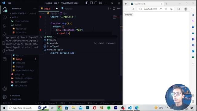 React 18 Fundamentals Crash Course 2023 - Submit Events In React