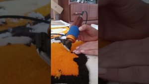 Контуринг тафтингового ковра.