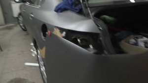 Как оклеить задний бампер со вставкой на Mazda 6 GH Часть 3. Автовинил