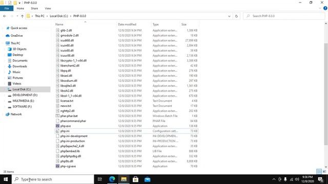Installing PHP 8.0 in Windows 10 64BIT [2021] | PHP 8 | Config PHP.INI & Set PHP Path Variable