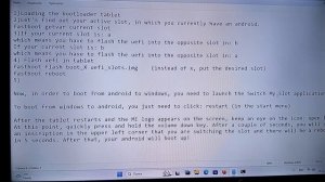 Xiaomi pad 6 Dualboot (android/windows)