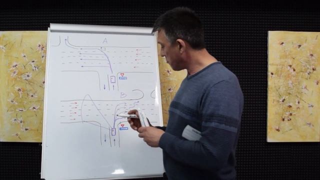 ?Сложная задача из экзамена на права | Вопрос по ПДД смотреть онлайн