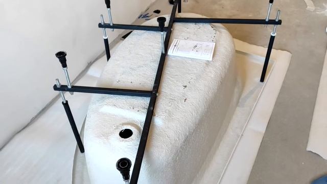 Установка акриловой ванны своими руками