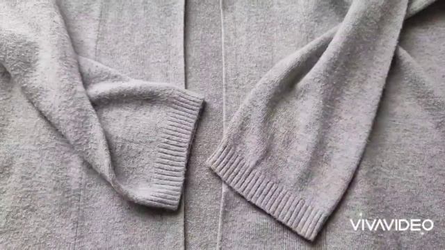 Свободная кофта "ATMOSPHERE". Кофта с коротким рукавом. Серая кофта секонд хенд.