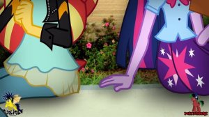 El Primer Beso de Twilight y Sunset | PonyDubberx