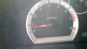 Обороты двигателя ZAZ Vida, кондиционер включен