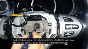 How to Remove the Steering Wheel and Airbag of Suzuki Grand Vitara