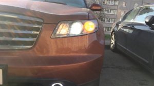 ДХО с функцией поворота на Infiniti FX35 S50