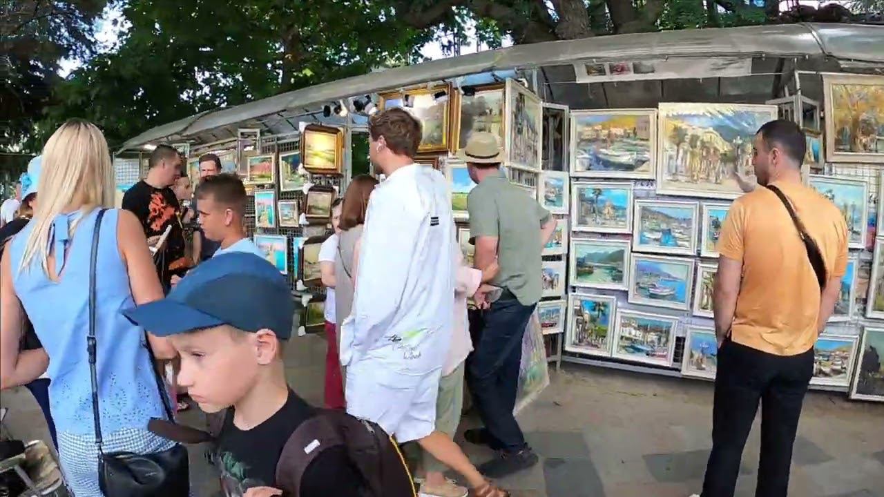 18.06.2022.Пушкинская Приморский пляж Набережная Ялты 2022 июнь Крым / Жизнь в Ялте