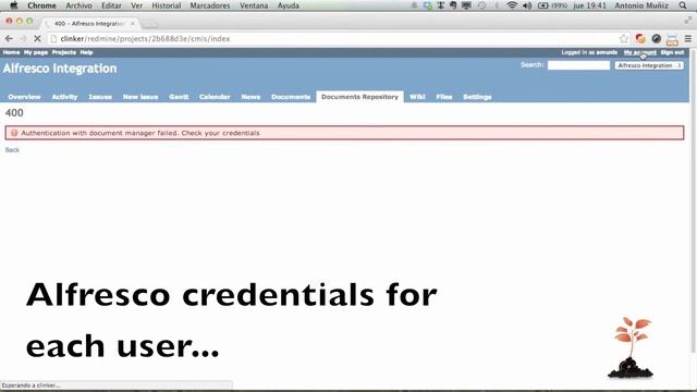 Redmine and Alfresco integraton with Clinker смотреть онлайн