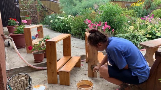 ДЕКОР для ДАЧИ СВОИМИ РУКАМИ ? DIY ПОДСТАВКА под ЦВЕТЫ ? КАЖДЫЙ СМОЖЕТ СДЕЛАТЬ ✅ КРАСОТА ЗА ЧАС ❤️