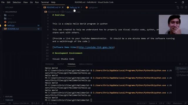 Hello World in Python