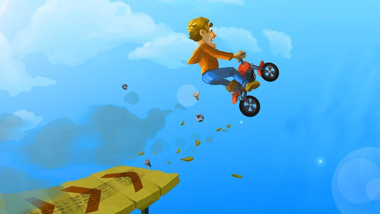 Игровой   про машинки и мотоциклы  .  Игра как   про Мотоциклы - Fail Hard