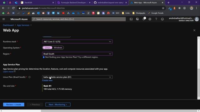 ASP.NET Core Deploy GitHub Actions Azure | por André Baltieri #balta смотреть онлайн
