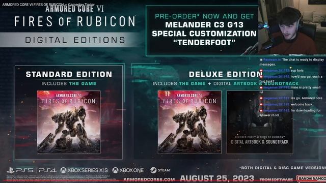 Fromsoftware has done it again - Armored Core VI: Fires of Rubicon Gameplay Trailer Reaction смотреть онлайн