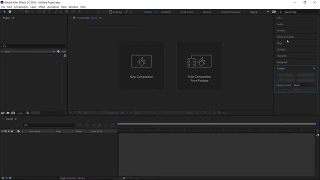 Базовый Курс Adobe After Effects. Интерфейс. Урок №1. смотреть онлайн