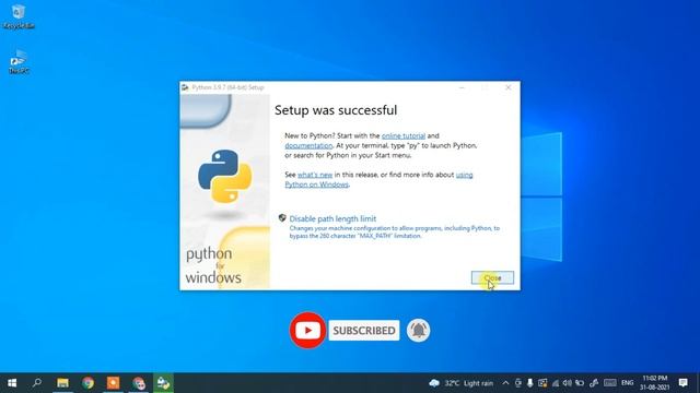 How to Install Python 3.9.7 on Windows 10 [ 2021 Update ] Complete Guide
