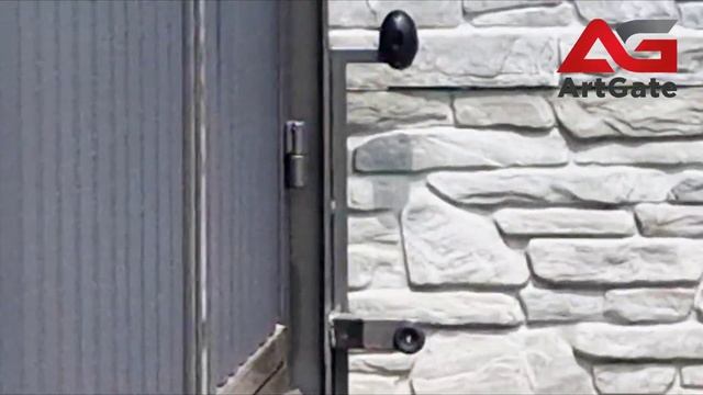 Откатные ВОРОТА серии Стандарт с калиткой из профильной трубы и профнастила #ворота #откатныеворота смотреть онлайн