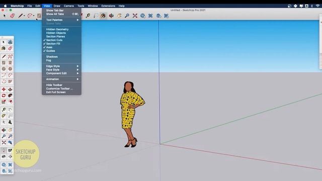 04 Introduction to Sketchup Interface | Mac