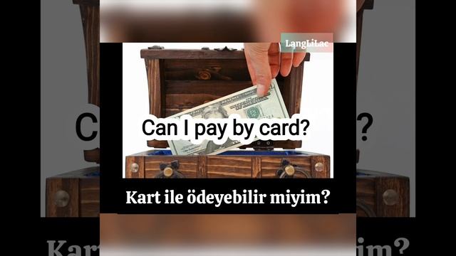Learn Turkish/ shopping vocabulary in Turkish
