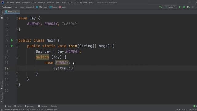 Java Programming - 31 | Enum or Enumeration | Tamil смотреть онлайн