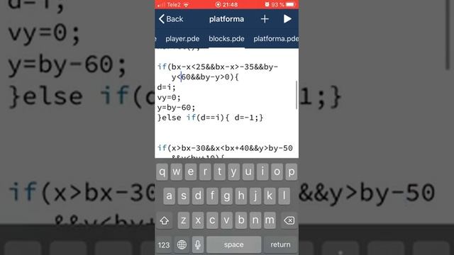 Создание платформера на Processing 2 часть. Продолжение