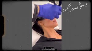 Kim Kardashian Gets Laser Face Treatment