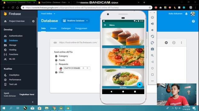Aplikasi Pemesanan Makanan Online Realtime - Android смотреть онлайн