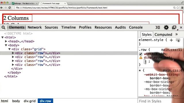 Intro to HTML and CSS - Framework version 02