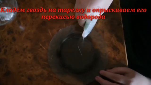 ОПЫТ 9  Искусственная коррозия металла