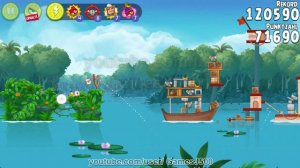 Angry Birds Rio Blossom River Level 17 Walkthrough 3 Stars Lösung