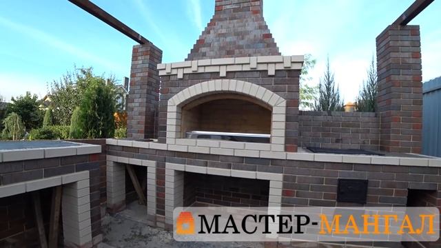 Кирпичный мангал в Ростове-на-Дону.  Мангальный комплекс. Мастер Мангал.
