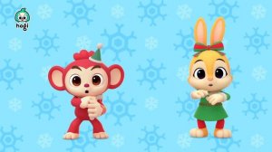 [🎄XMAS] Learn Colors with Snowball Fight and more!   Kids Christmas songs   Play with Hogi
