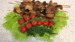 ШАШЛЫК ПРИГОТОВЛЕННЫЙ ДОМА В ДУХОВКЕ | СИДИМ ДОМА