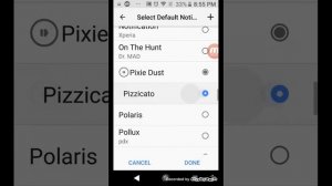 Sony Xperia Notification Sound