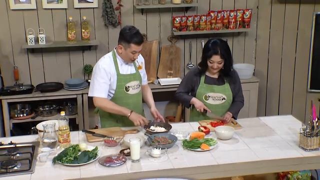 Мясо по-кавказски - Талгат Акбергенов и Маржан Казыбаева - Магия Кухни смотреть онлайн