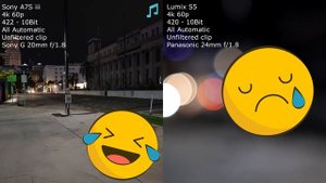 Panasonic Lumix S5 vs Sony A7S iii - Low Light Test - Miami at Night
