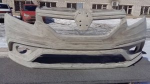 Рено логан 2 тюнинг бампера продолжение