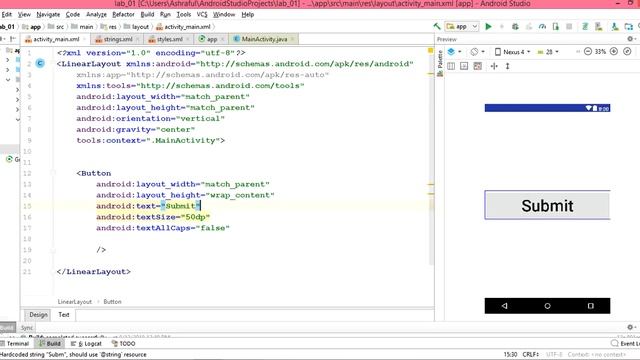 04 XML OnClick Use