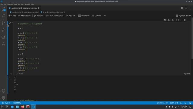 Python Assignment Operators
