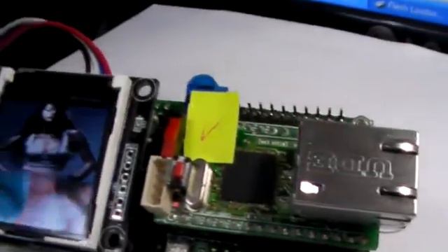 [W7200 EVM] H/W TCP/IP MCU TFT-LCD Test смотреть онлайн