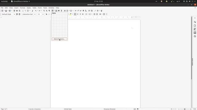 How to insert a table in LibreOffice and the options that we have смотреть онлайн