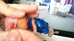 ПРОКОЛОЛА УШКИ ЛОЛ! ЭКСКЛЮЗИВ! LOL С СЕРЬГАМИ! Как проколоть уши. Pierced ears doll LOL