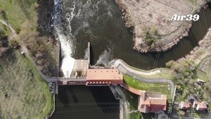 Правдинская ГЭС на реке Лава. Действующая гидроэлектростанция в Калининградской области.