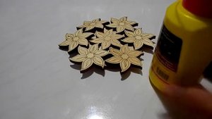 макет для лазерной резки подставка под горячее