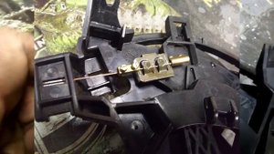 Ремонт ручки управления заслонкой крана печки Ауди б2.