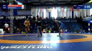 Qual. FS - 92 kg: B. NADASHVILI (GEO) v. O. BYKANOV (UKR)