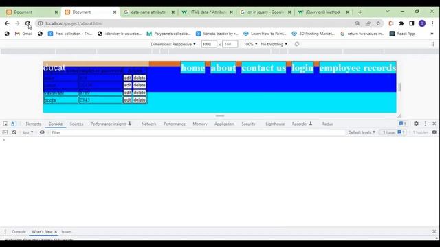 PHP Tutorial || add edit and delete button in table || #editbutton || add edit button in PHP