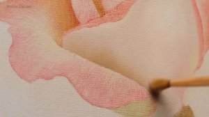 Рисуем розу. Красивое видео. Часть 1