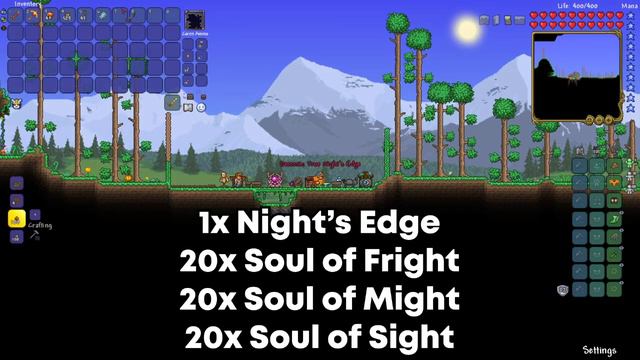 How to Make a True Night's Edge in Terraria (Quick Tutorial) смотреть онлайн